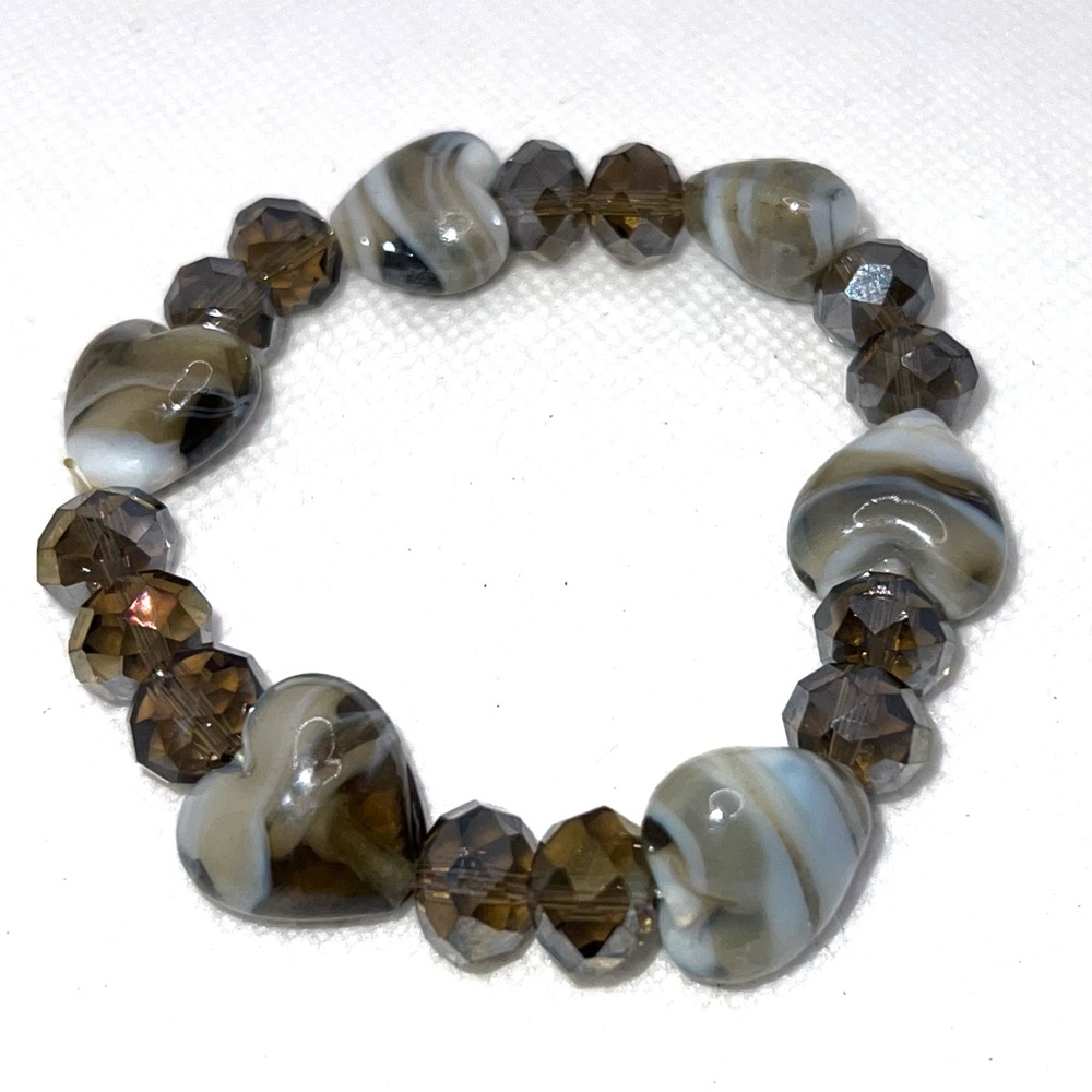 Elegant‎ Heart Beaded Bracelet